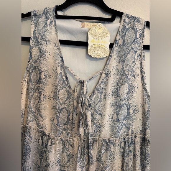 Altard State Blue and White Print Dress - Picture 2 of 3